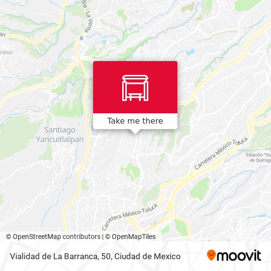 Vialidad de La Barranca, 50 map