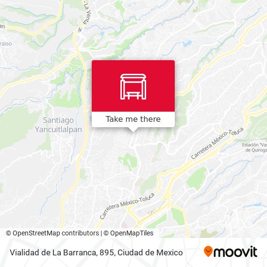 Vialidad de La Barranca, 895 map