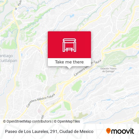 Mapa de Paseo de Los Laureles, 291