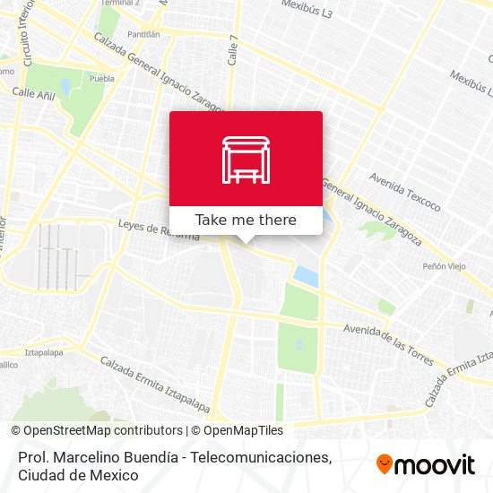 Prol. Marcelino Buendía - Telecomunicaciones map