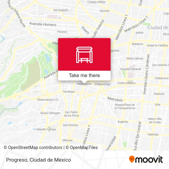 Progreso map