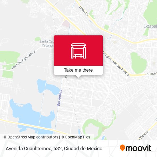 Avenida Cuauhtémoc, 632 map