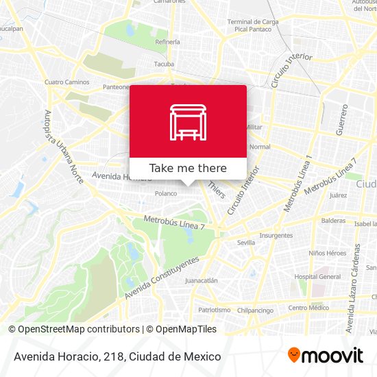 Avenida Horacio, 218 map