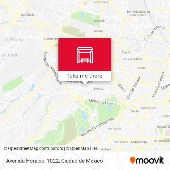 Avenida Horacio, 1022 map