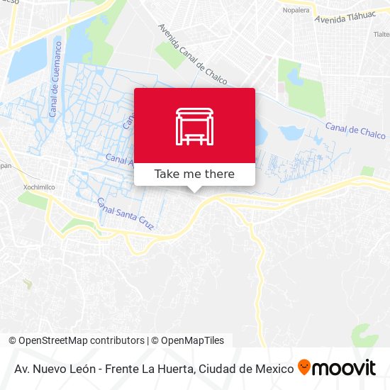Mapa de Av. Nuevo León - Frente La Huerta