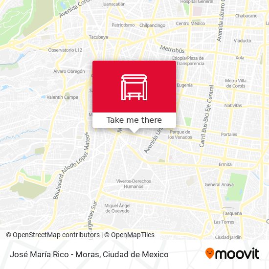 José María Rico - Moras map