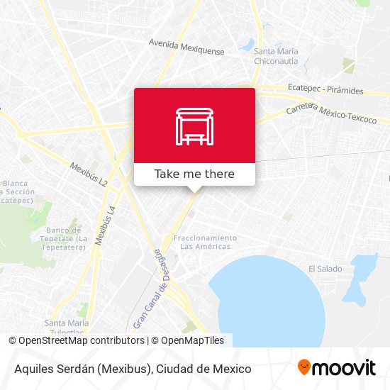 Mapa de Aquiles Serdán (Mexibus)