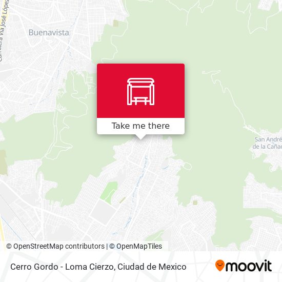 Cerro Gordo - Loma Cierzo map