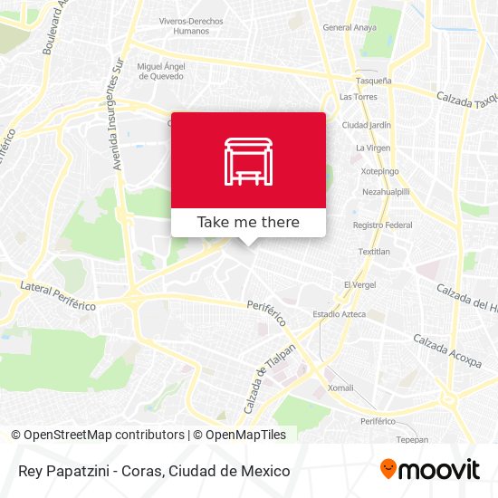 Rey Papatzini - Coras map