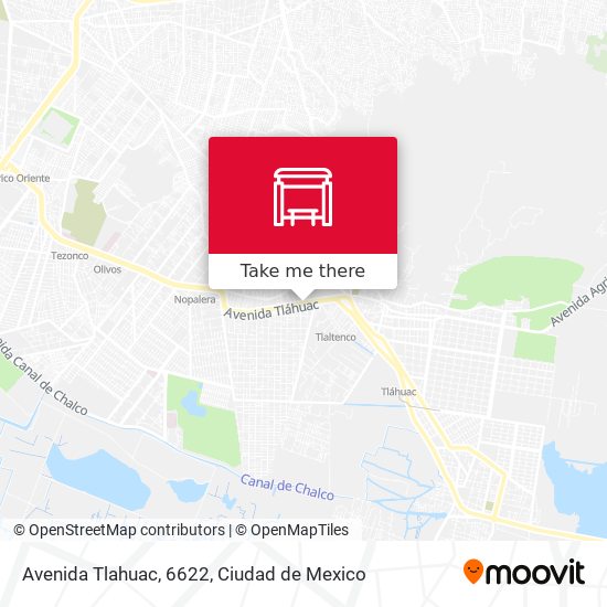 Avenida Tlahuac, 6622 map
