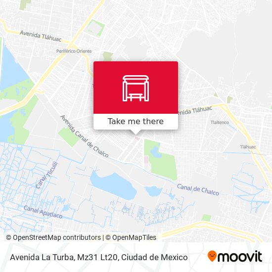 Mapa de Avenida La Turba, Mz31 Lt20