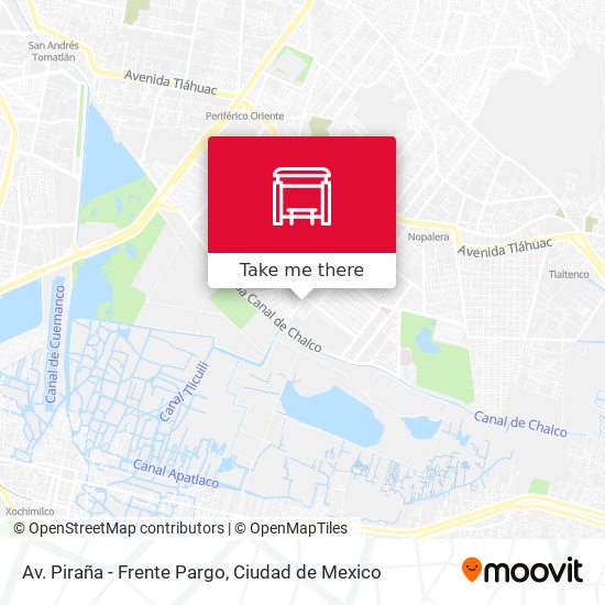 Mapa de Av. Piraña - Frente Pargo