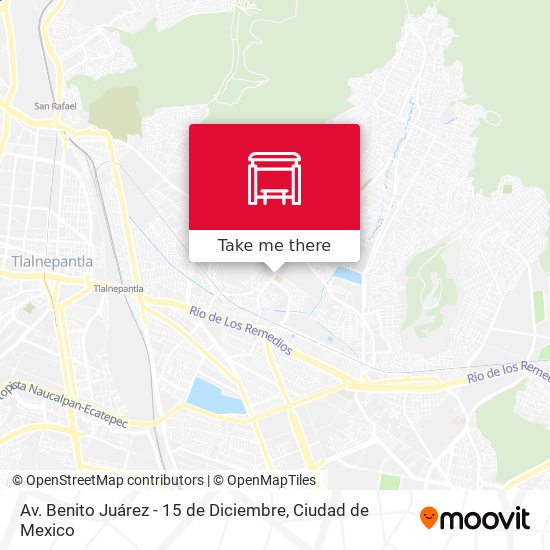 Av. Benito Juárez - 15 de Diciembre map