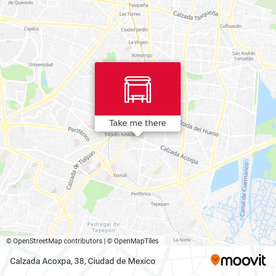 Mapa de Calzada Acoxpa, 38