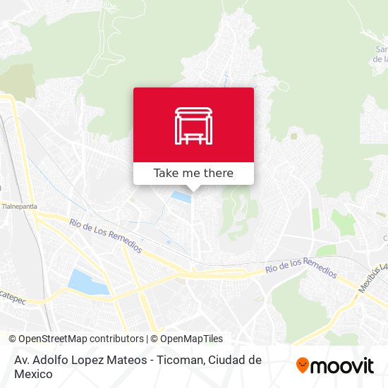 Av. Adolfo Lopez Mateos - Ticoman map