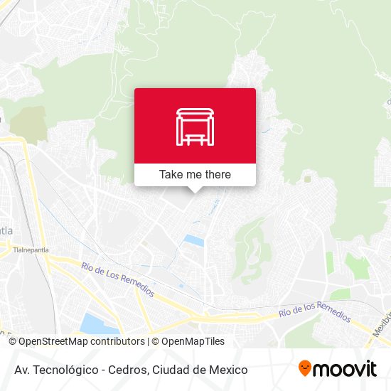 Av. Tecnológico - Cedros map