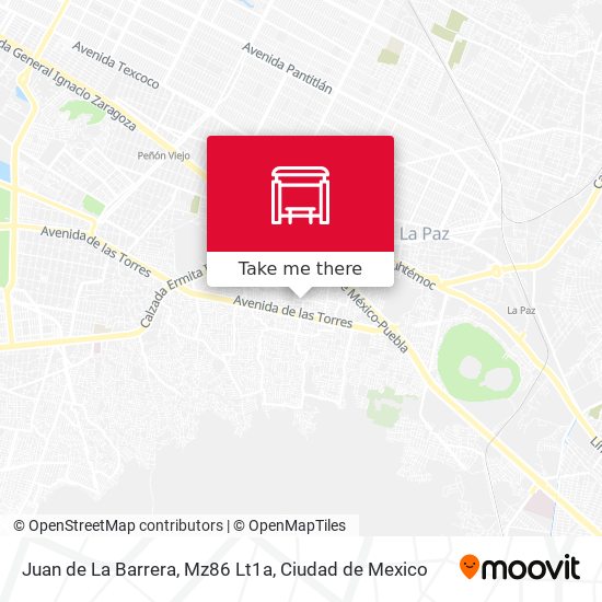 Juan de La Barrera, Mz86 Lt1a map