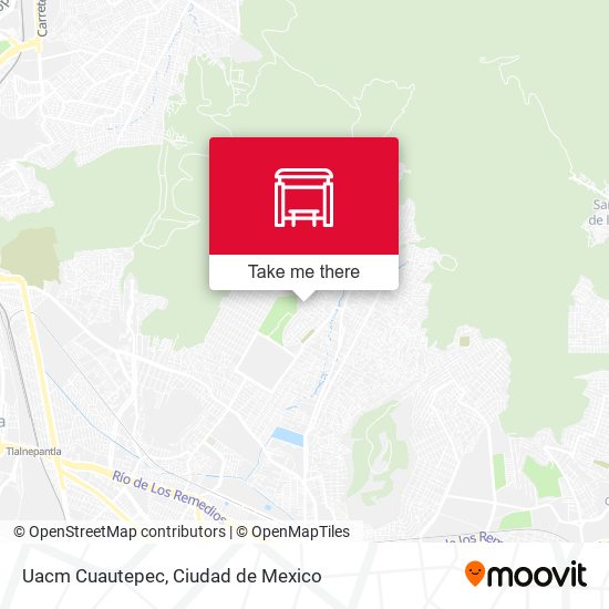 Uacm Cuautepec map