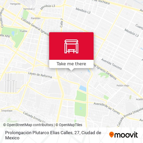 Prolongación Plutarco Elías Calles, 27 map