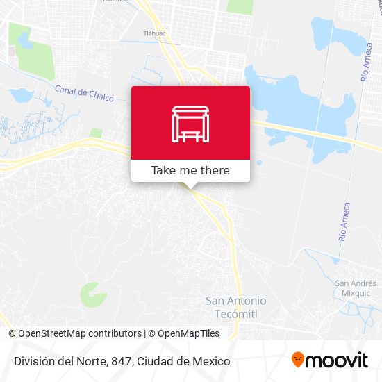 Mapa de División del Norte, 847