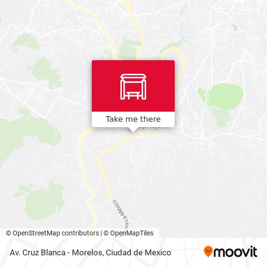 Av. Cruz Blanca - Morelos map