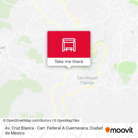 Mapa de Av. Cruz Blanca - Carr. Federal A Cuernavaca