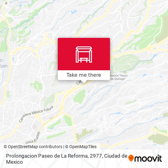 Mapa de Prolongacion Paseo de La Reforma, 2977