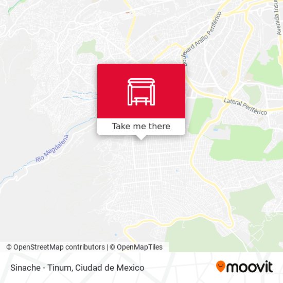 Mapa de Sinache - Tinum