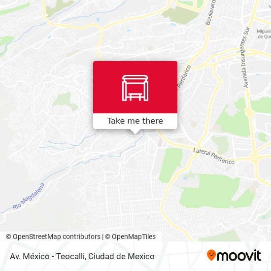 Mapa de Av. México - Teocalli