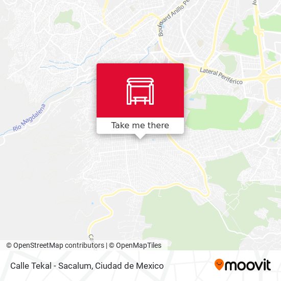 Mapa de Calle Tekal - Sacalum