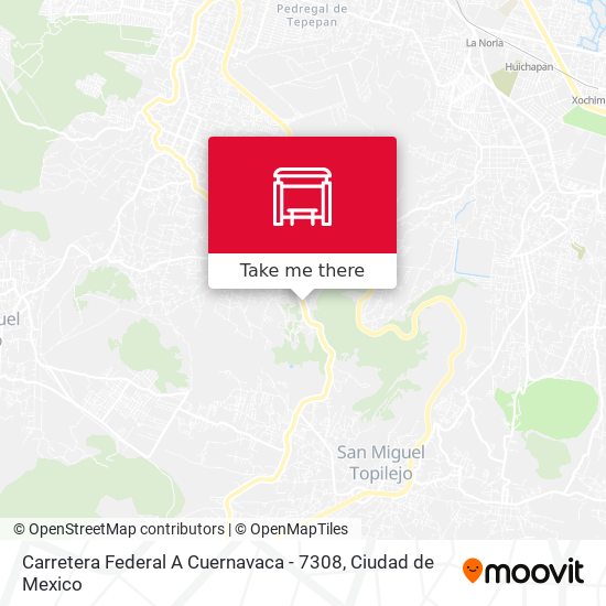 Carretera Federal A Cuernavaca - 7308 map