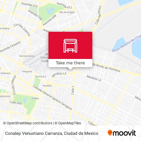 Conalep Venustiano Carranza map