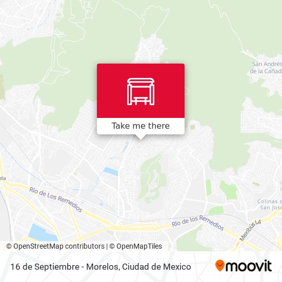 16 de Septiembre - Morelos map