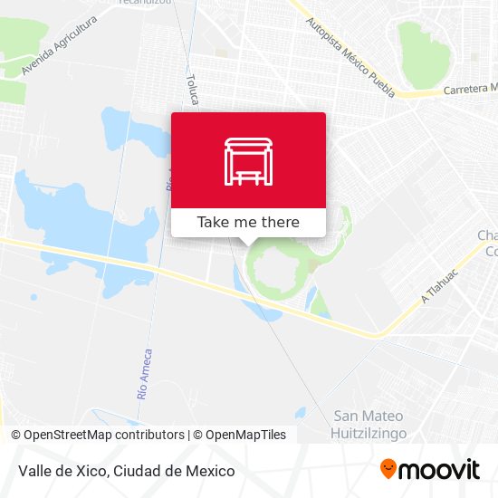 Mapa de Valle de Xico