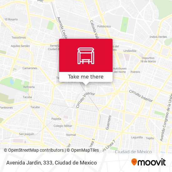 Avenida Jardin, 333 map