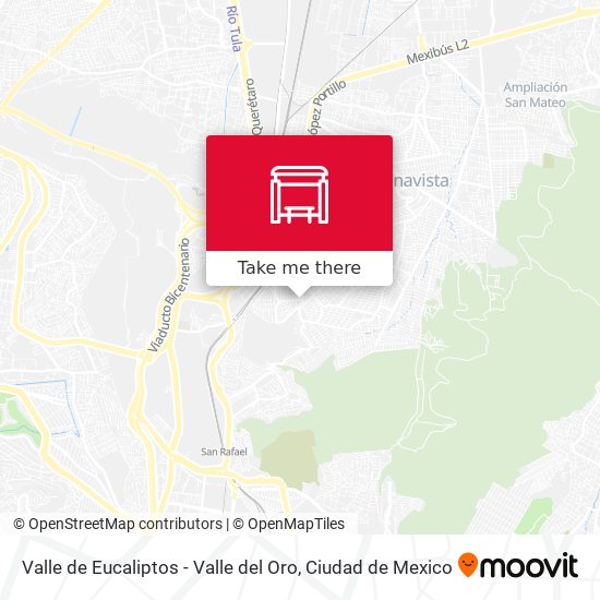 Valle de Eucaliptos - Valle del Oro map