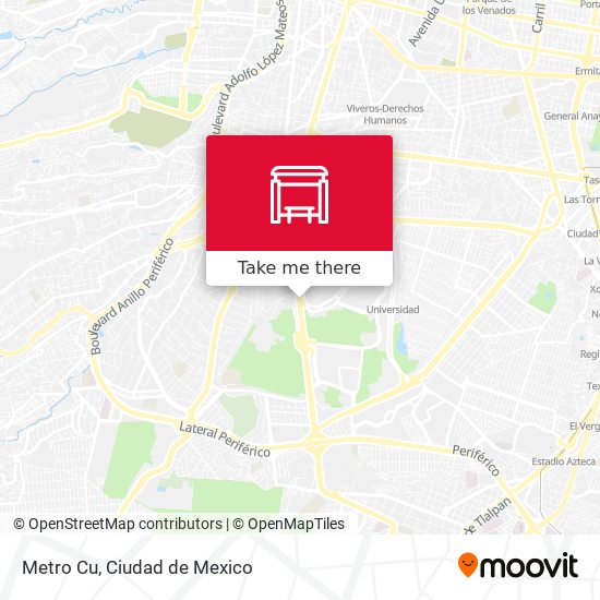 Mapa de Metro Cu