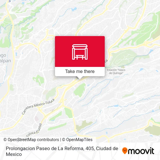 Prolongacion Paseo de La Reforma, 405 map
