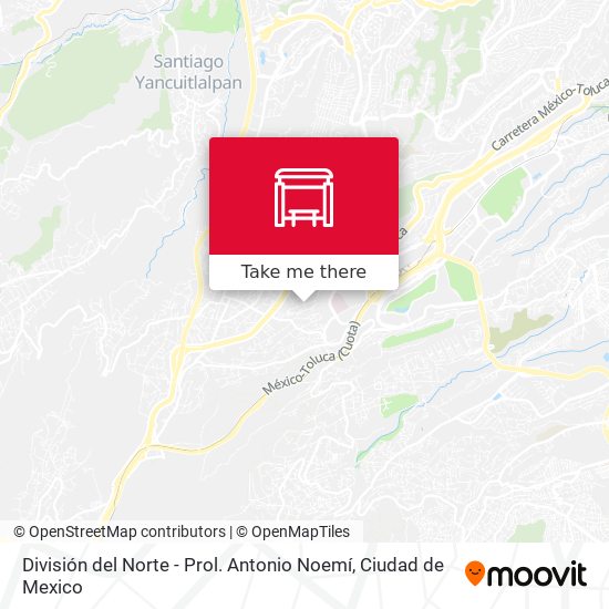 División del Norte - Prol. Antonio Noemí map