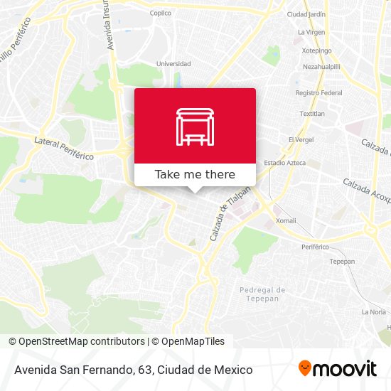 Avenida San Fernando, 63 map