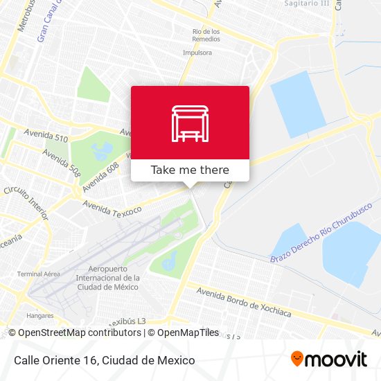 Calle Oriente 16 map