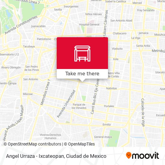 Angel Urraza - Ixcateopan map