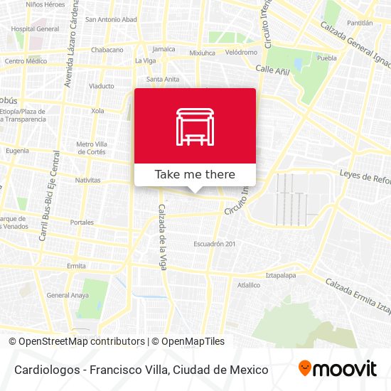 Cardiologos - Francisco Villa map