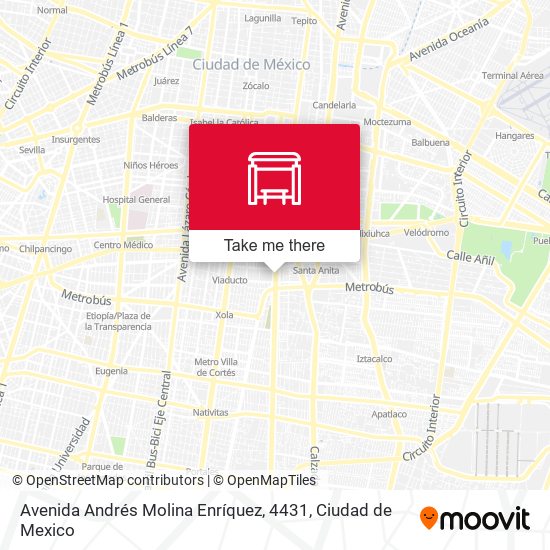 Avenida Andrés Molina Enríquez, 4431 map