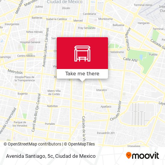 Avenida Santiago, 5c map