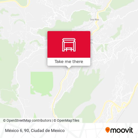 México 6, 90 map