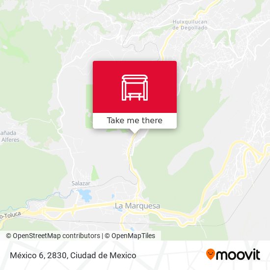 México 6, 2830 map