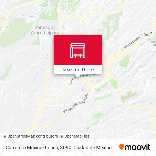 Mapa de Carretera México-Toluca, 3090