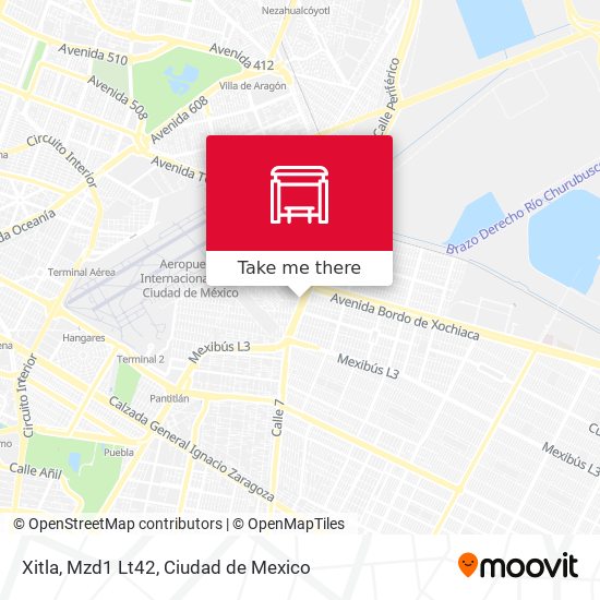 Xitla, Mzd1 Lt42 map