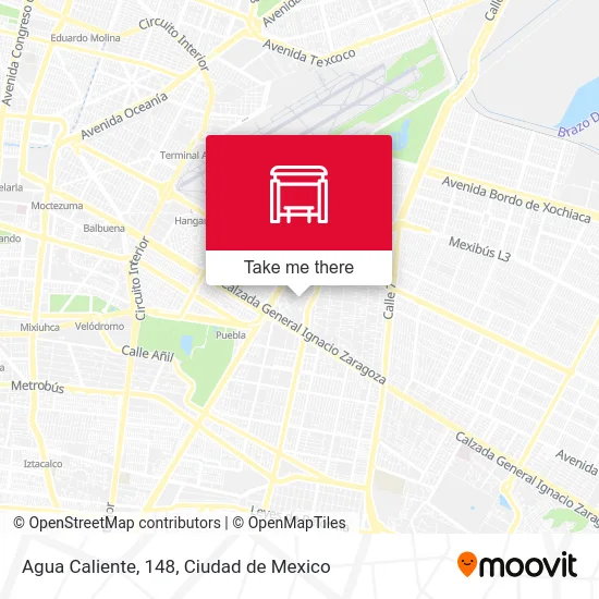 Agua Caliente, 148 map